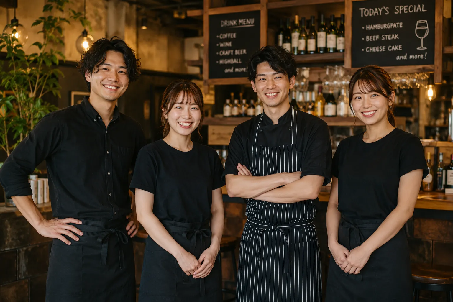 SUNS CAFE & DINERで働くスタッフ