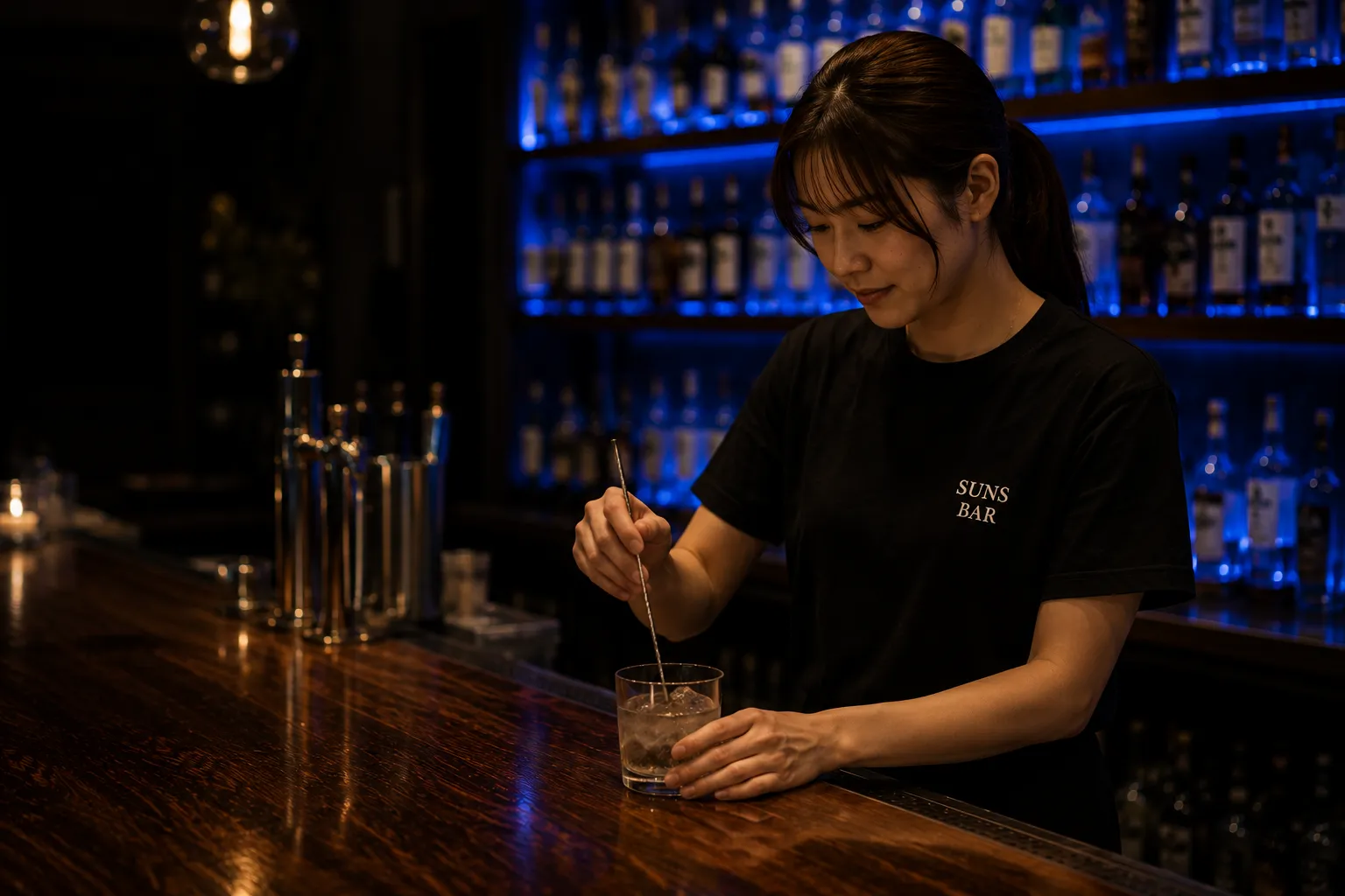 SUNS BARで働くスタッフ